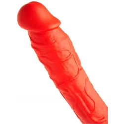 MK Toys Double gode Stretch N°33 42 x 5cm rouge